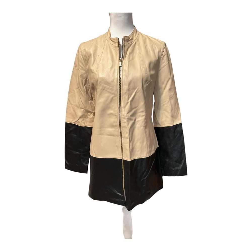 Neiman Marcus Exclusive Leather Jacket Ladies Size M